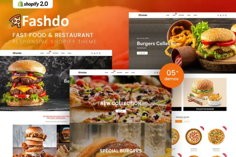 fashdo fast food restaurant shopify theme 1