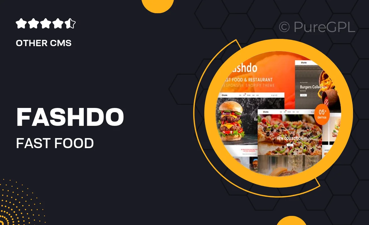Fashdo – Fast Food & Restaurant Shopify Theme