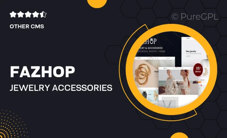 fazhop jewelry accessories shopify theme