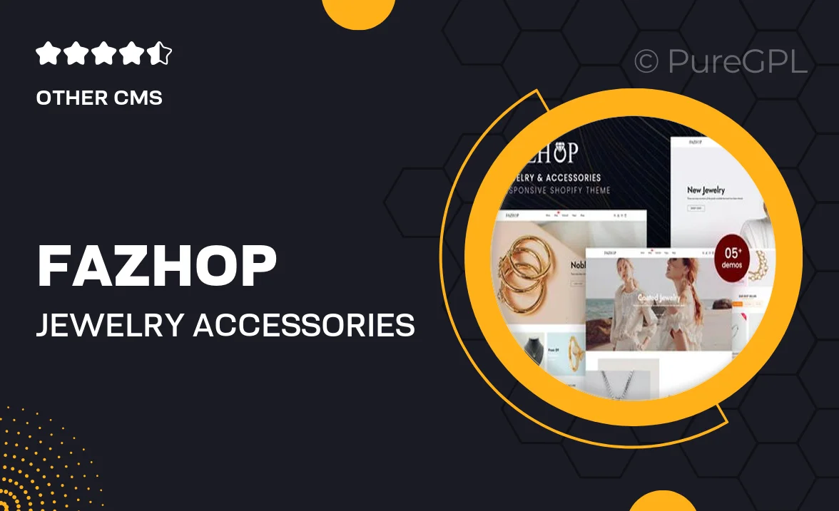 Fazhop – Jewelry & Accessories Shopify Theme