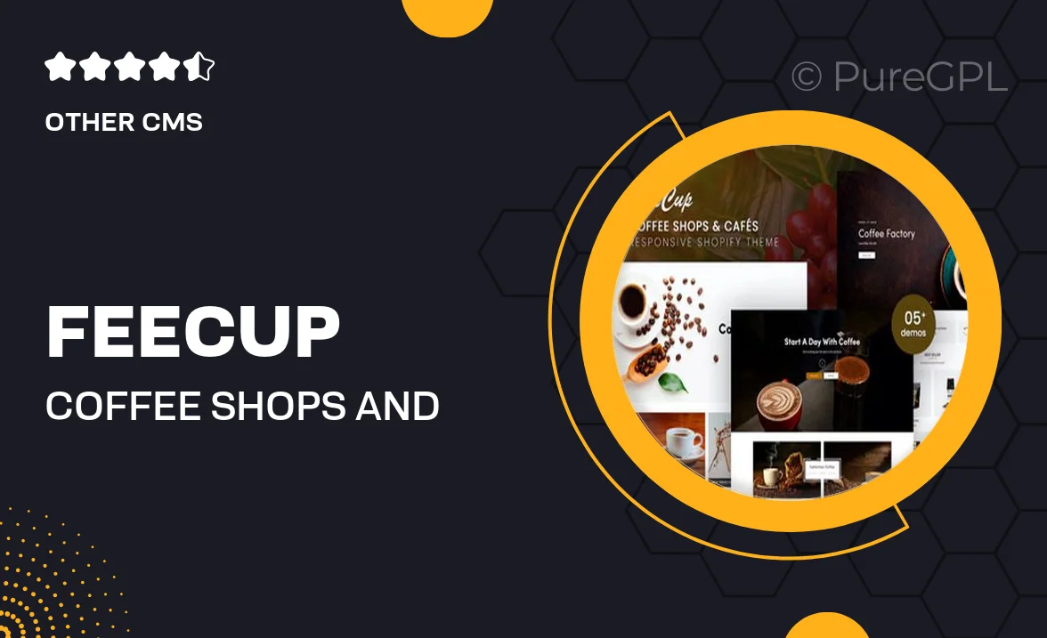 FeeCup – Coffee Shops and Cafés Shopify Theme
