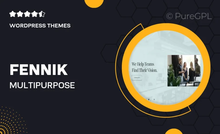 fennik multipurpose creative theme
