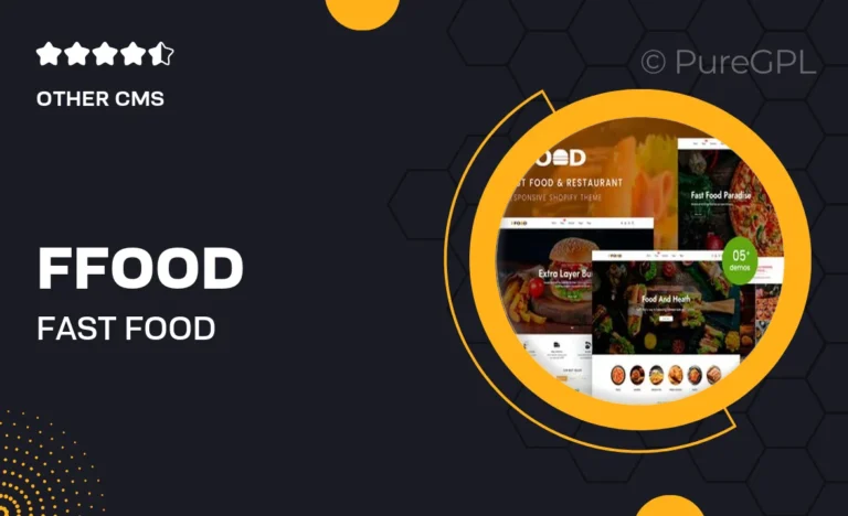 ffood fast food restaurant shopify 2 0 theme