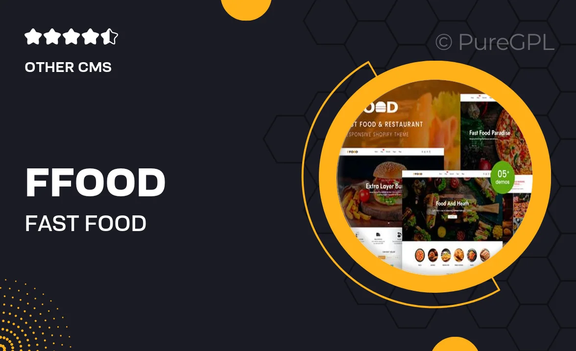 FFood – Fast Food & Restaurant Shopify 2.0 Theme