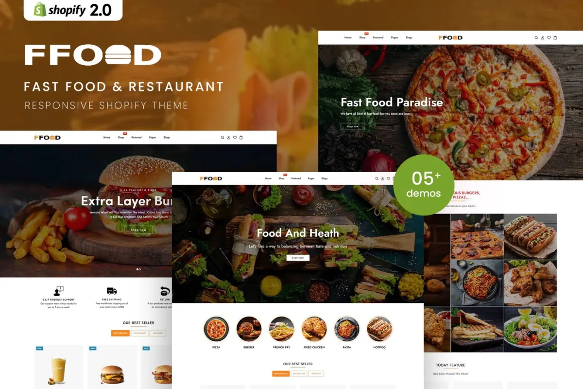 FFood – Fast Food & Restaurant Shopify 2.0 Theme