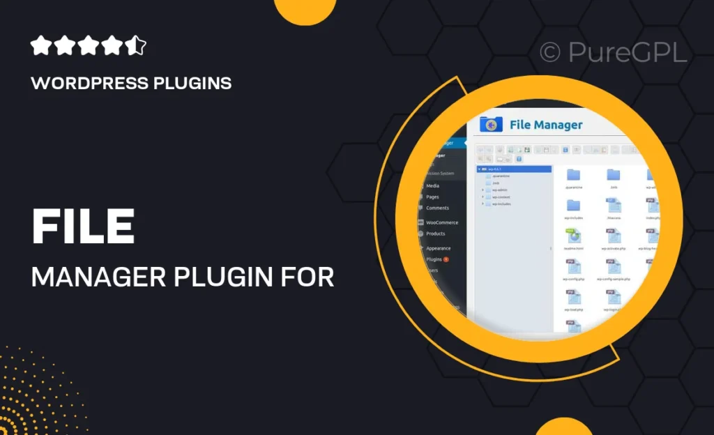 File Manager Plugin For WordPress 4 File Manager Plugin For WordPress