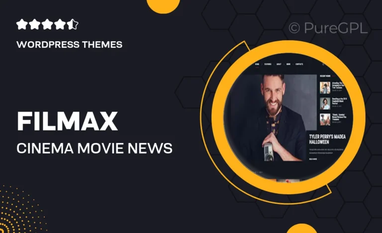 filmax cinema movie news magazine wordpress theme
