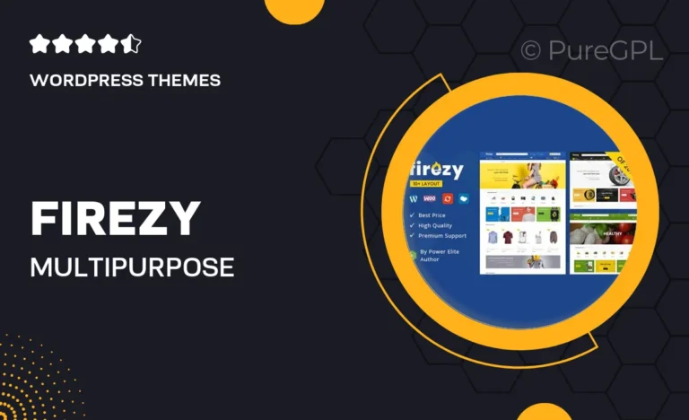 firezy multipurpose woocommerce theme