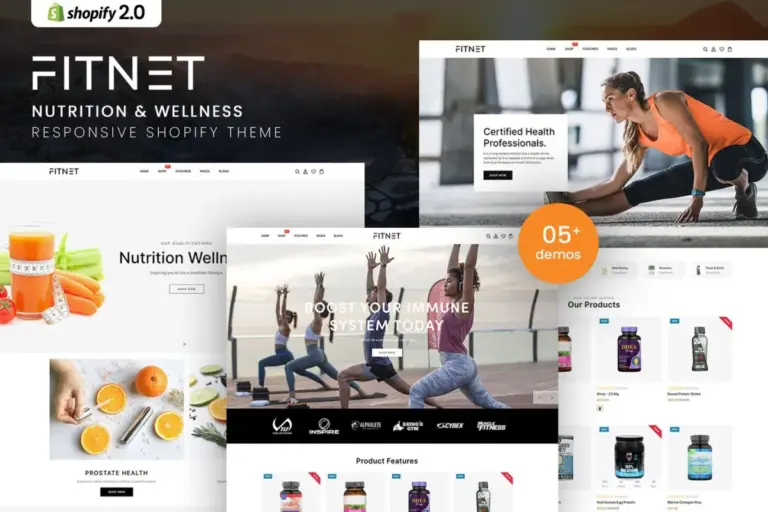 fitnet nutrition wellness shopify theme 1