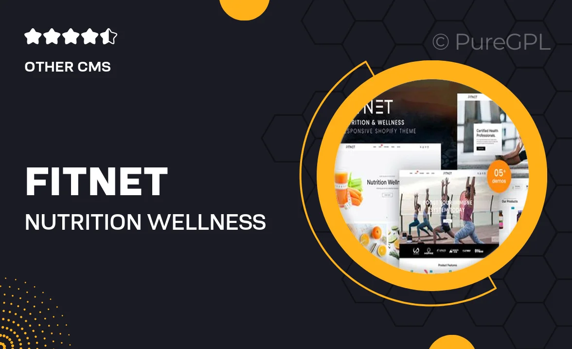 Fitnet – Nutrition & Wellness Shopify Theme