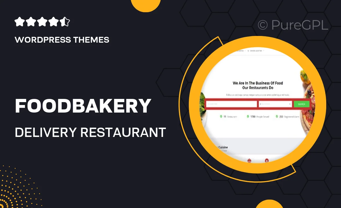 FoodBakery | Delivery Restaurant Directory WordPress Theme