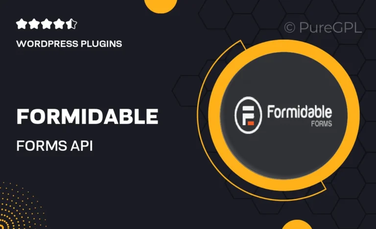 formidable forms api