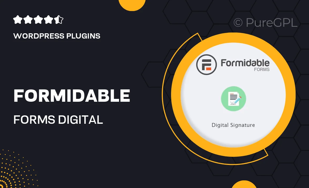 Formidable Forms – Digital Signature