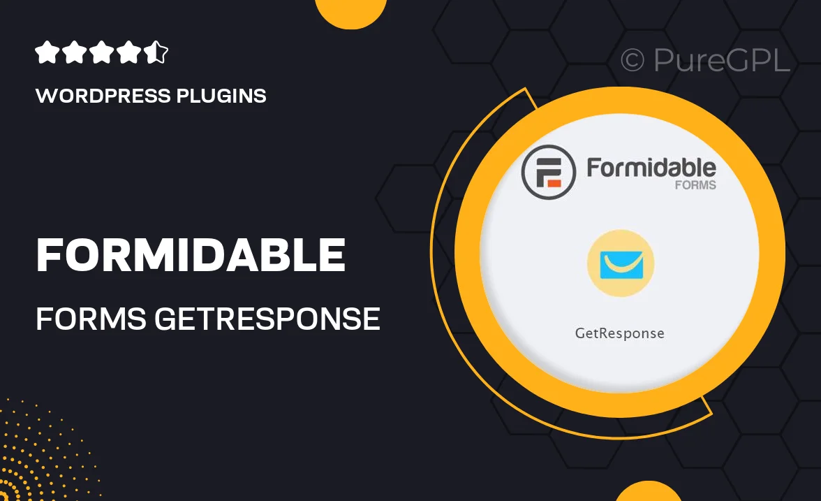 Formidable Forms – GetResponse