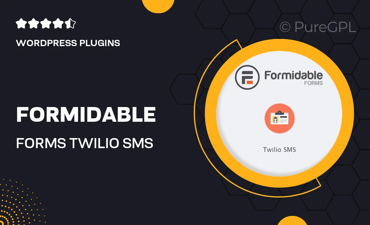 Formidable Forms | Twilio SMS