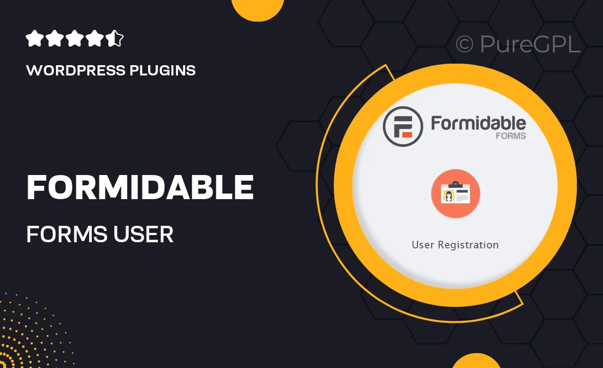 Formidable Forms – User Registration