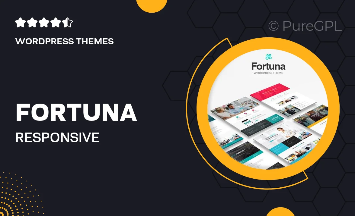 Fortuna – Responsive Multi-Purpose WordPress Theme