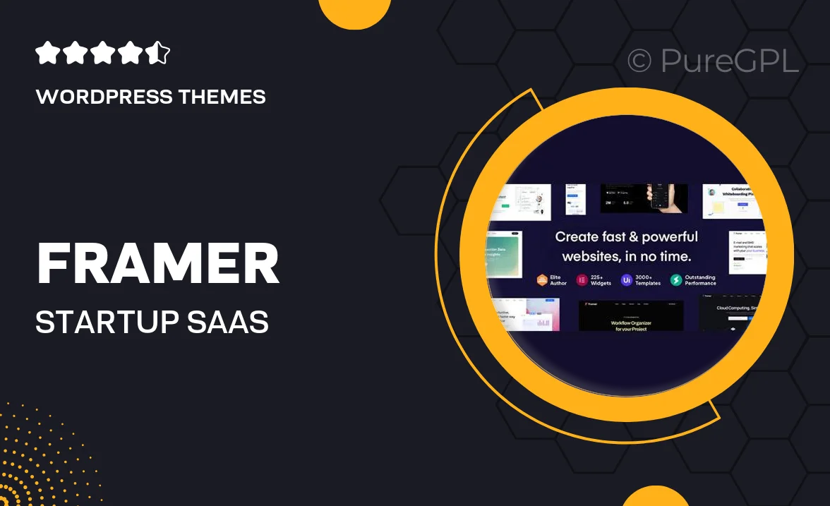 Framer – Startup & SaaS WordPress Theme