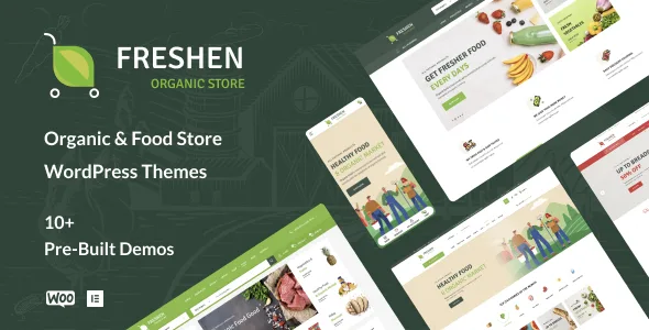 freshen organic food store wordpress theme 1