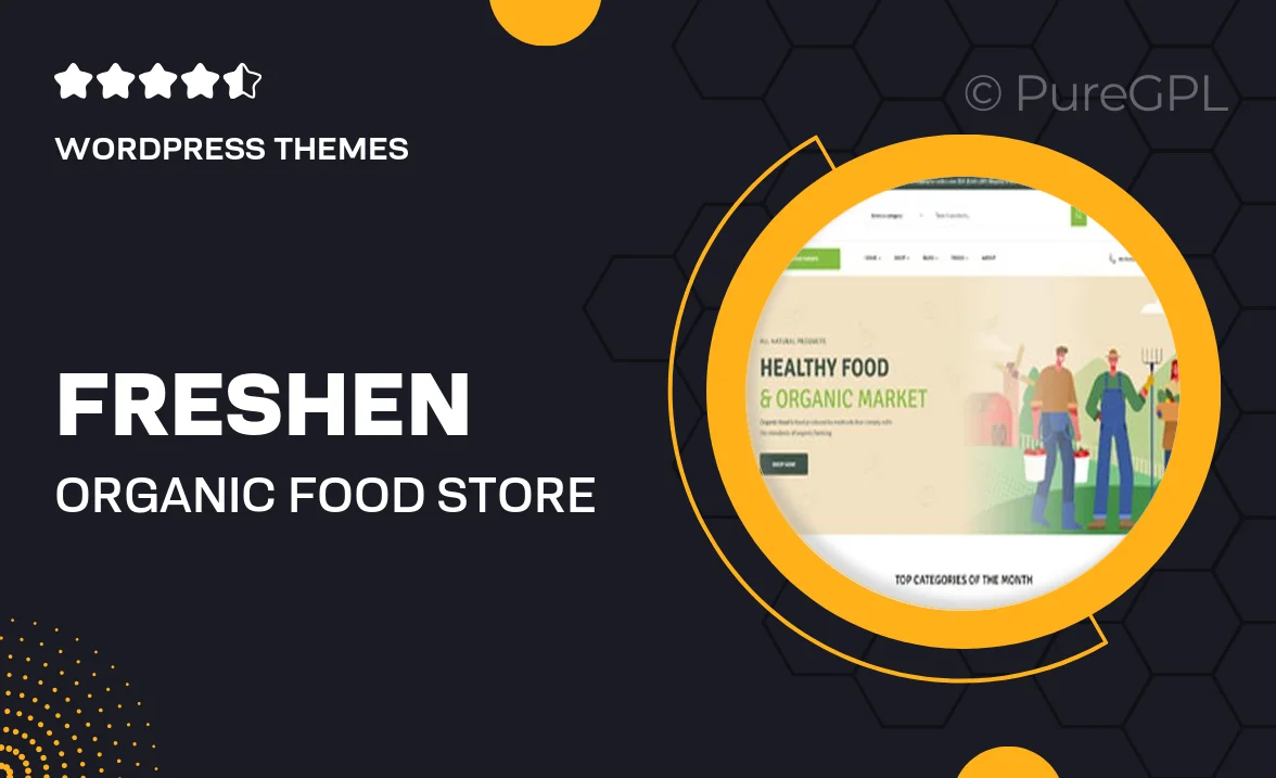 Freshen – Organic Food Store WordPress Theme