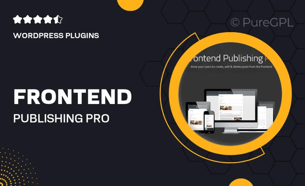 Frontend Publishing Pro 50 Frontend Publishing Pro