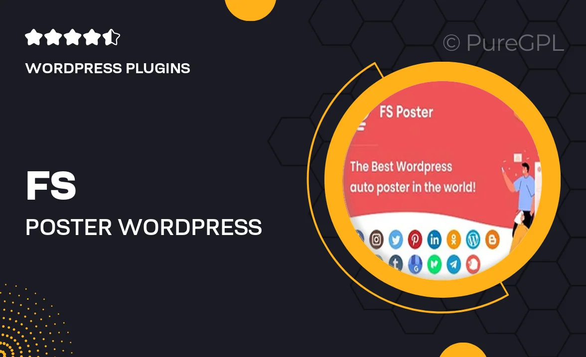 FS Poster – WordPress Social Auto Poster & Scheduler