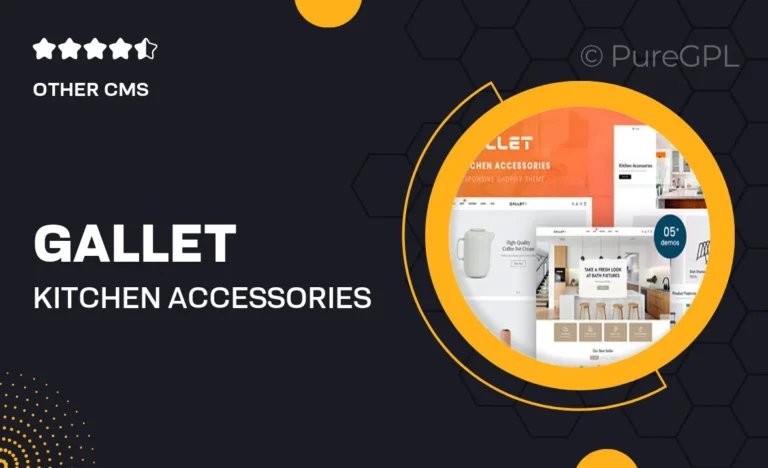 gallet kitchen accessories shopify theme