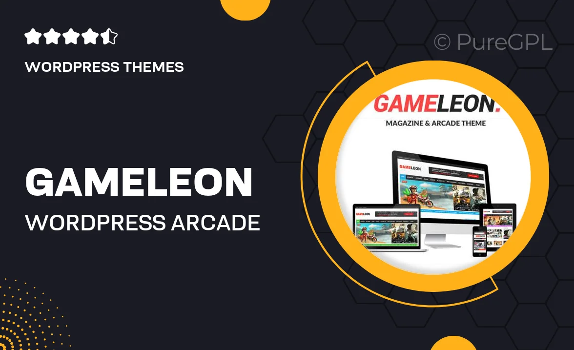 Gameleon – WordPress Arcade Theme & News Magazine