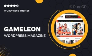 Gameleon – WordPress Magazine & Arcade Theme