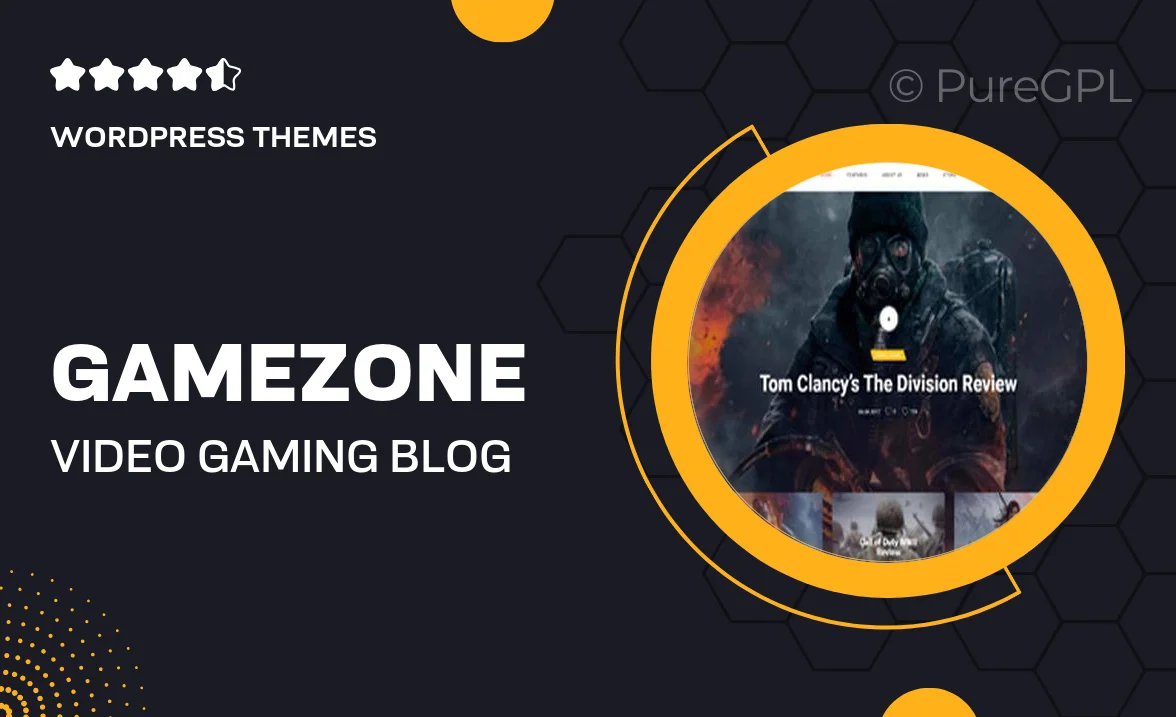 Gamezone | Video Gaming Blog & Esports Store WordPress Theme