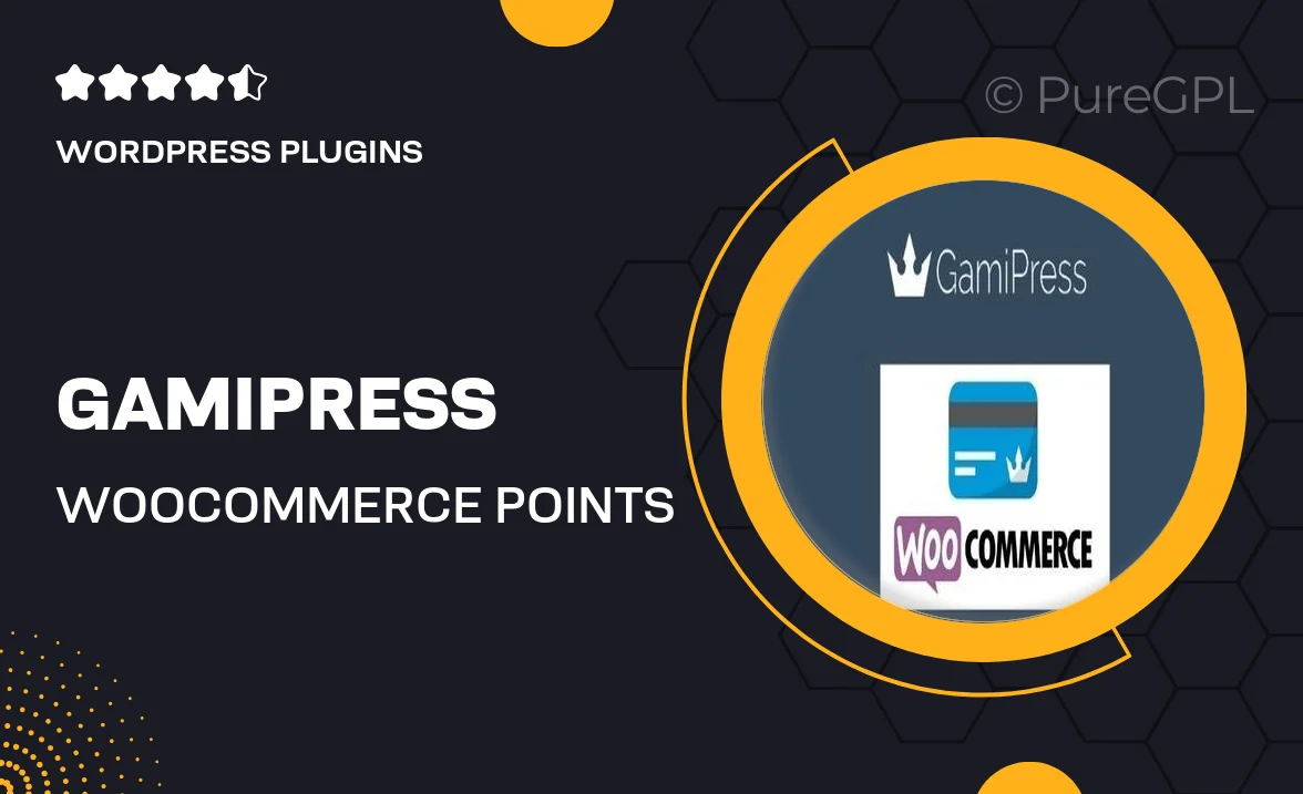 GamiPress WooCommerce Points Gateway