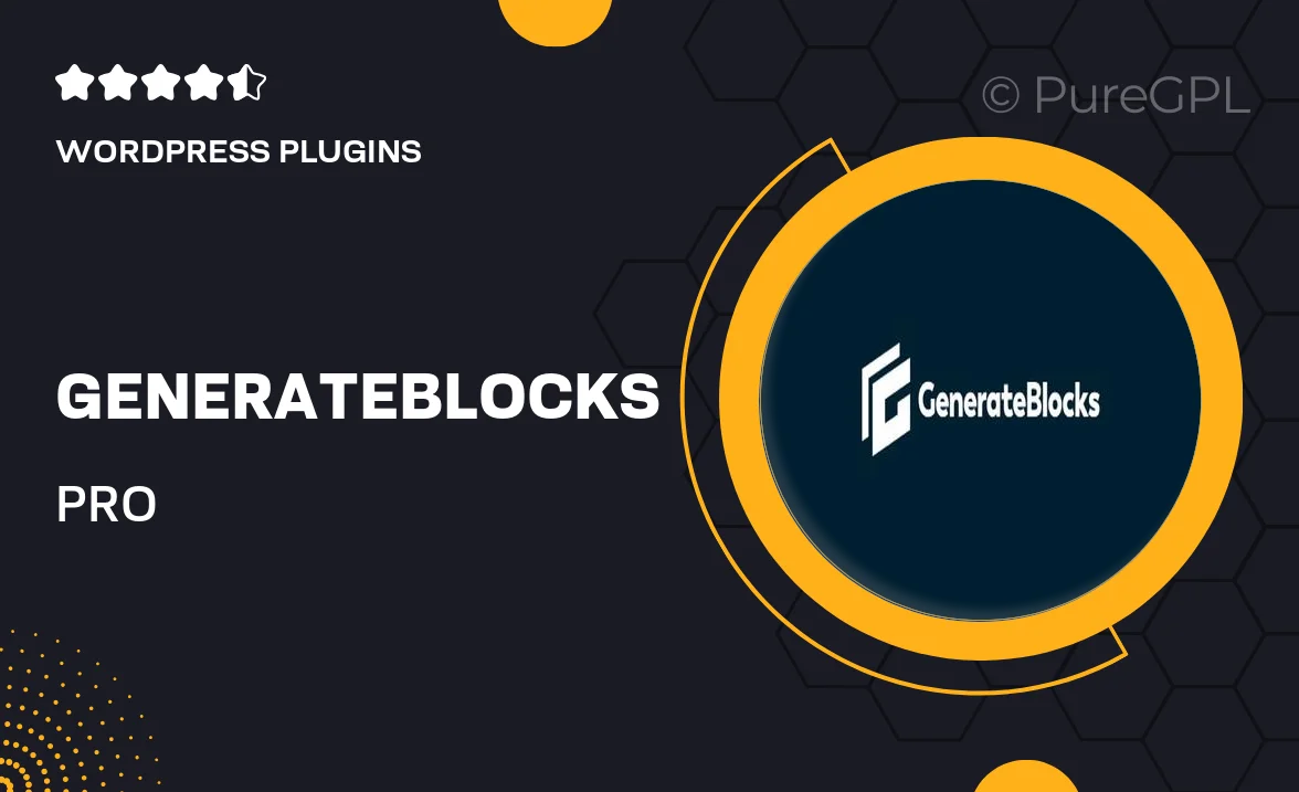 GenerateBlocks Pro