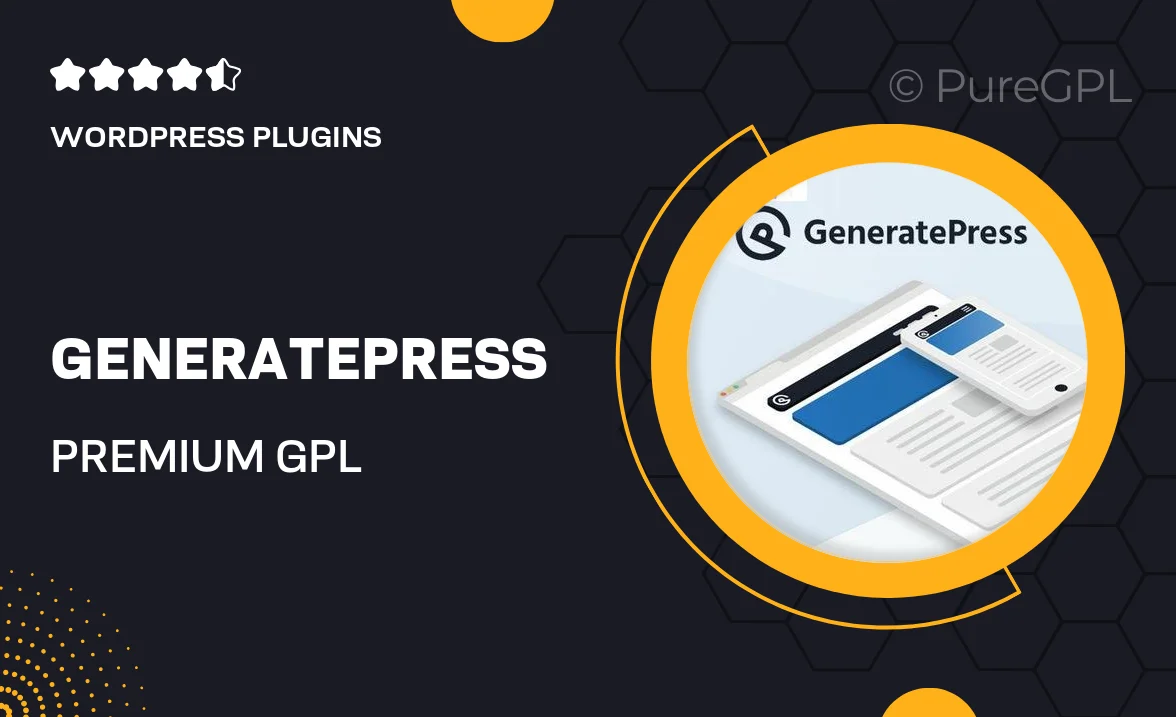 GeneratePress Premium GPL WordPress Plugin