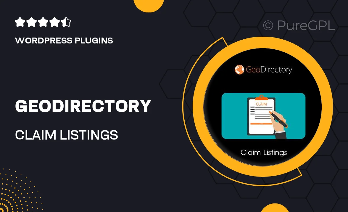 GeoDirectory Claim Listings