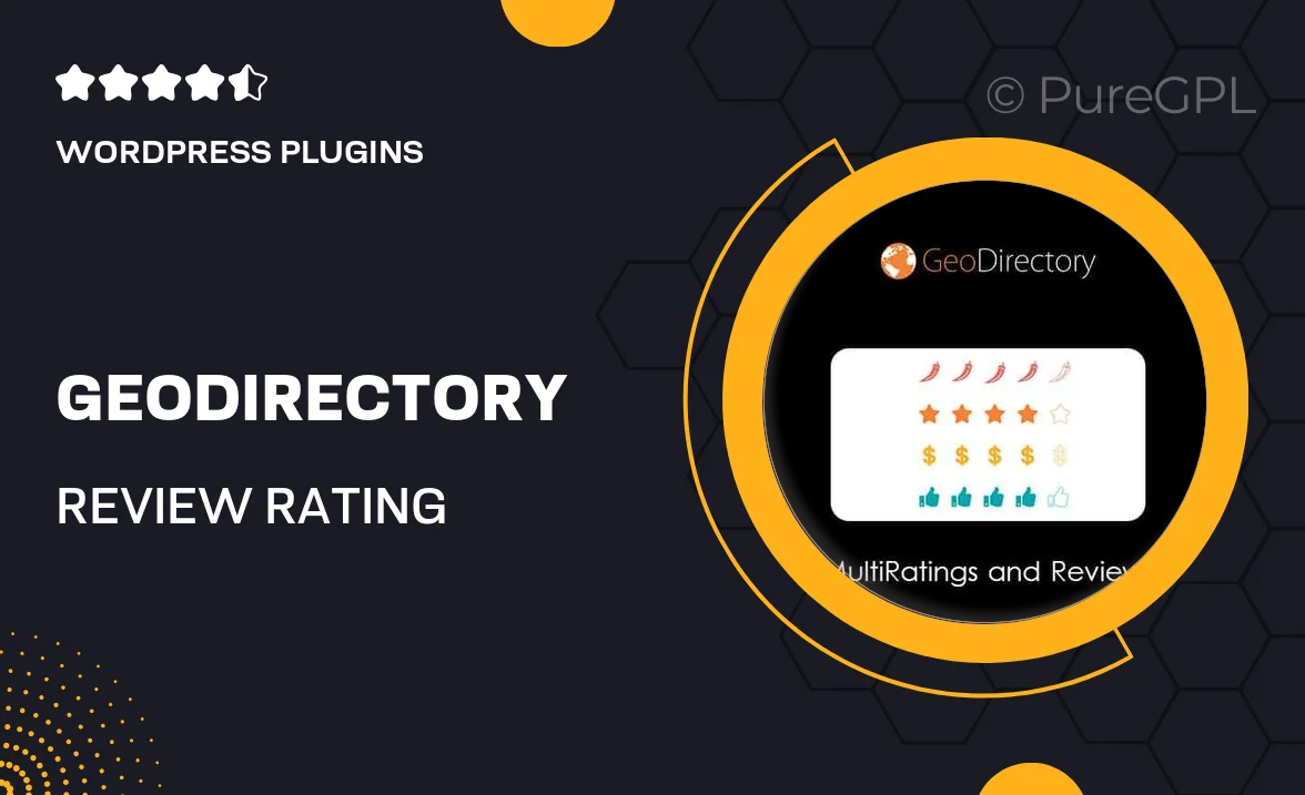 GeoDirectory Review Rating Manager