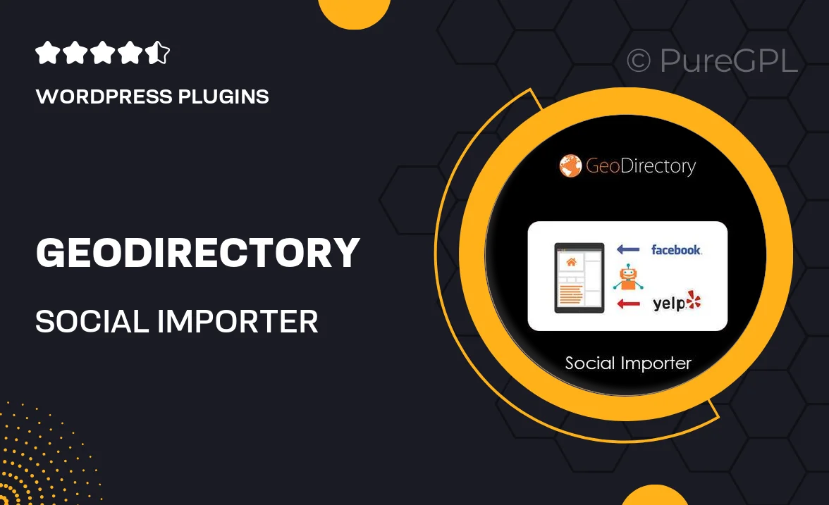 GeoDirectory Social Importer