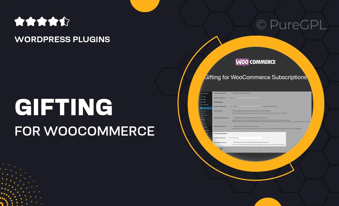 Gifting for WooCommerce Subscriptions