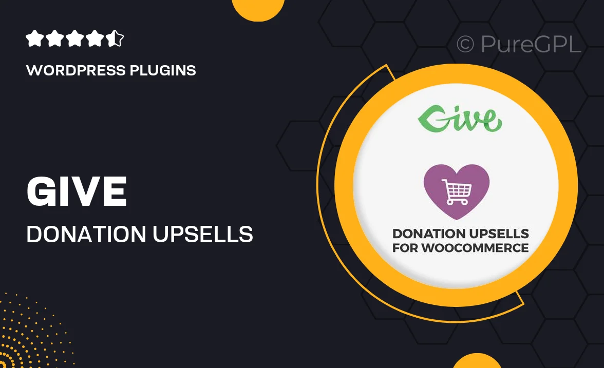 Give – Donation Upsells for WooCommerce
