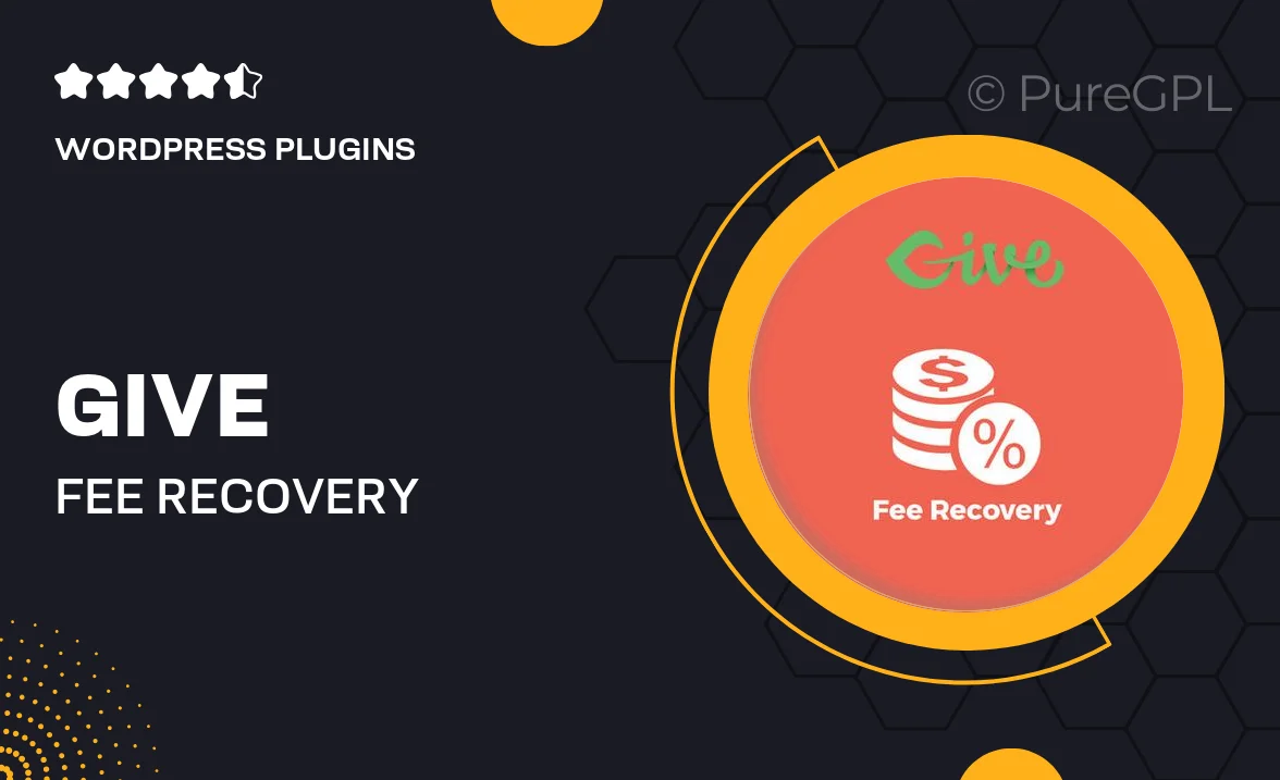 Give – Fee Recovery