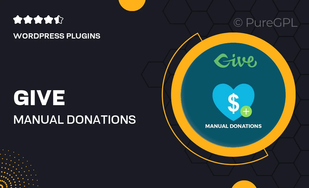 Give – Manual Donations