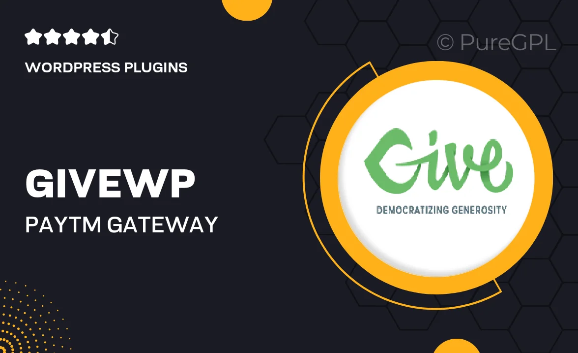 Givewp | Paytm Gateway