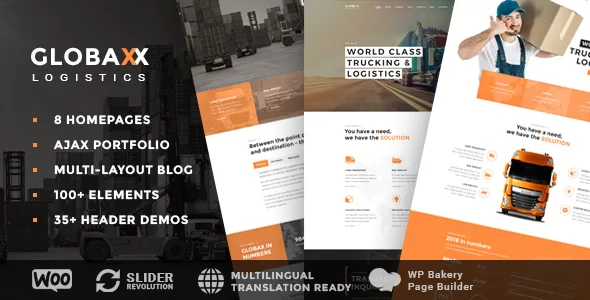 globax logistics wordpress theme woocommerce 1
