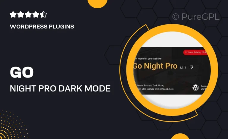go night pro dark mode night mode wordpress plugin