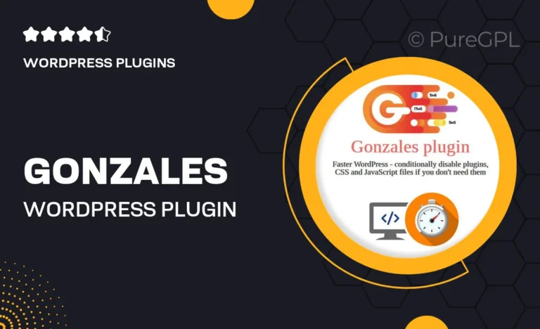 gonzales wordpress plugin