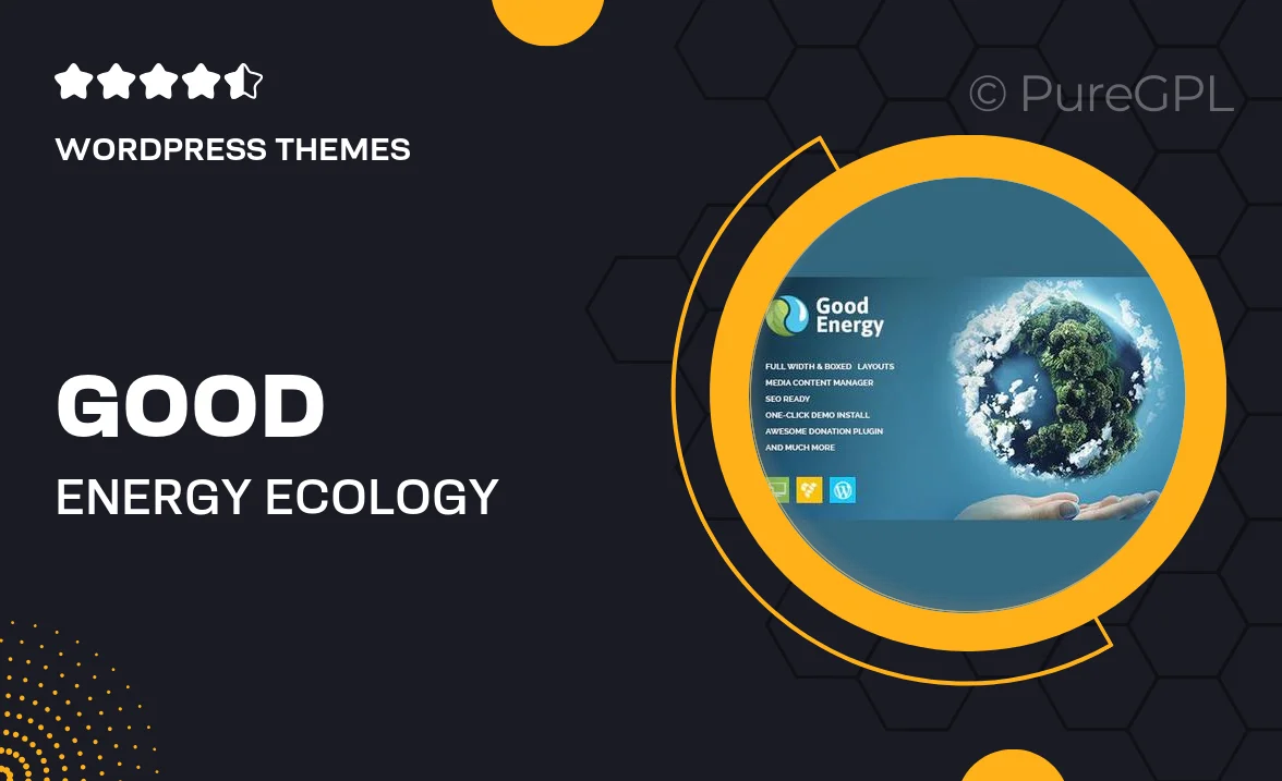 Good Energy – Ecology & Renewable Power Company WordPress Theme