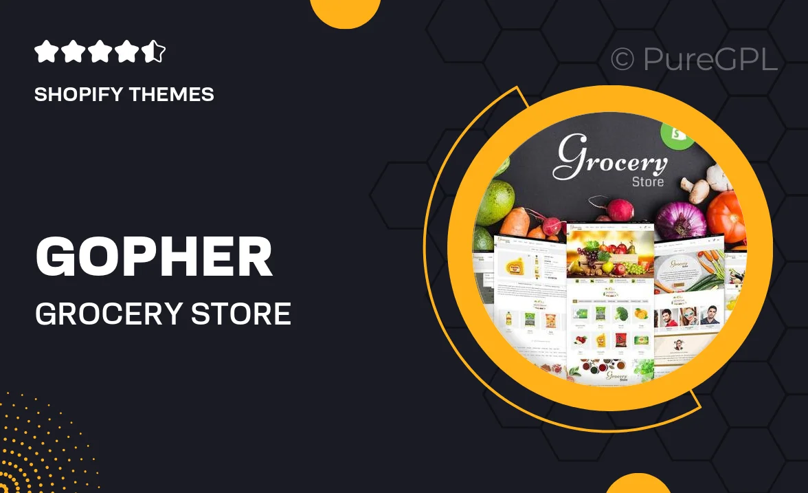 Gopher | Grocery Store Shopify Theme