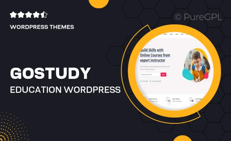 gostudy education wordpress theme