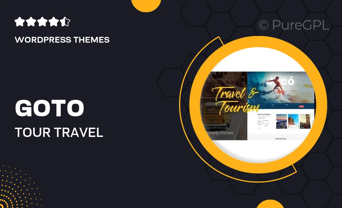 Goto – Tour & Travel WordPress Theme
