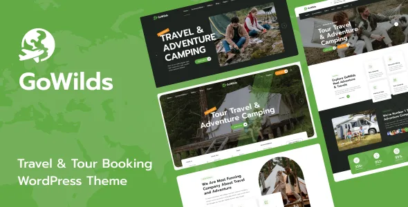 gowilds travel tour booking wordpress theme 1