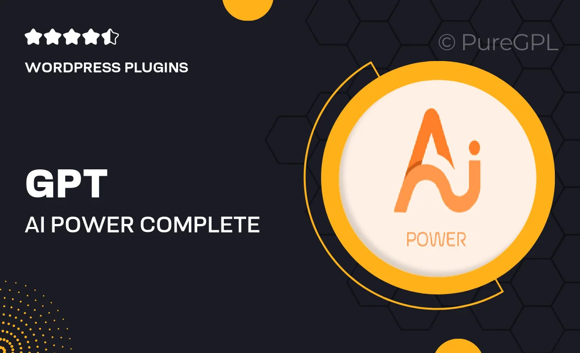 GPT AI Power – Complete AI Pack for WordPress